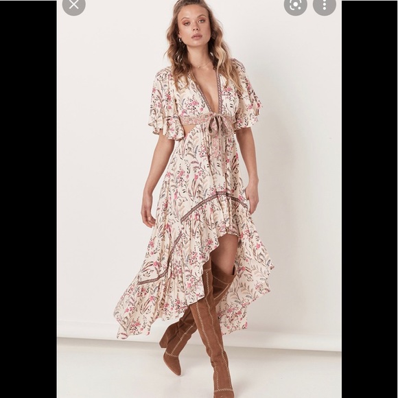 NWOT SPELL Size S Maisie Bambi Gown - Picture 4 of 9